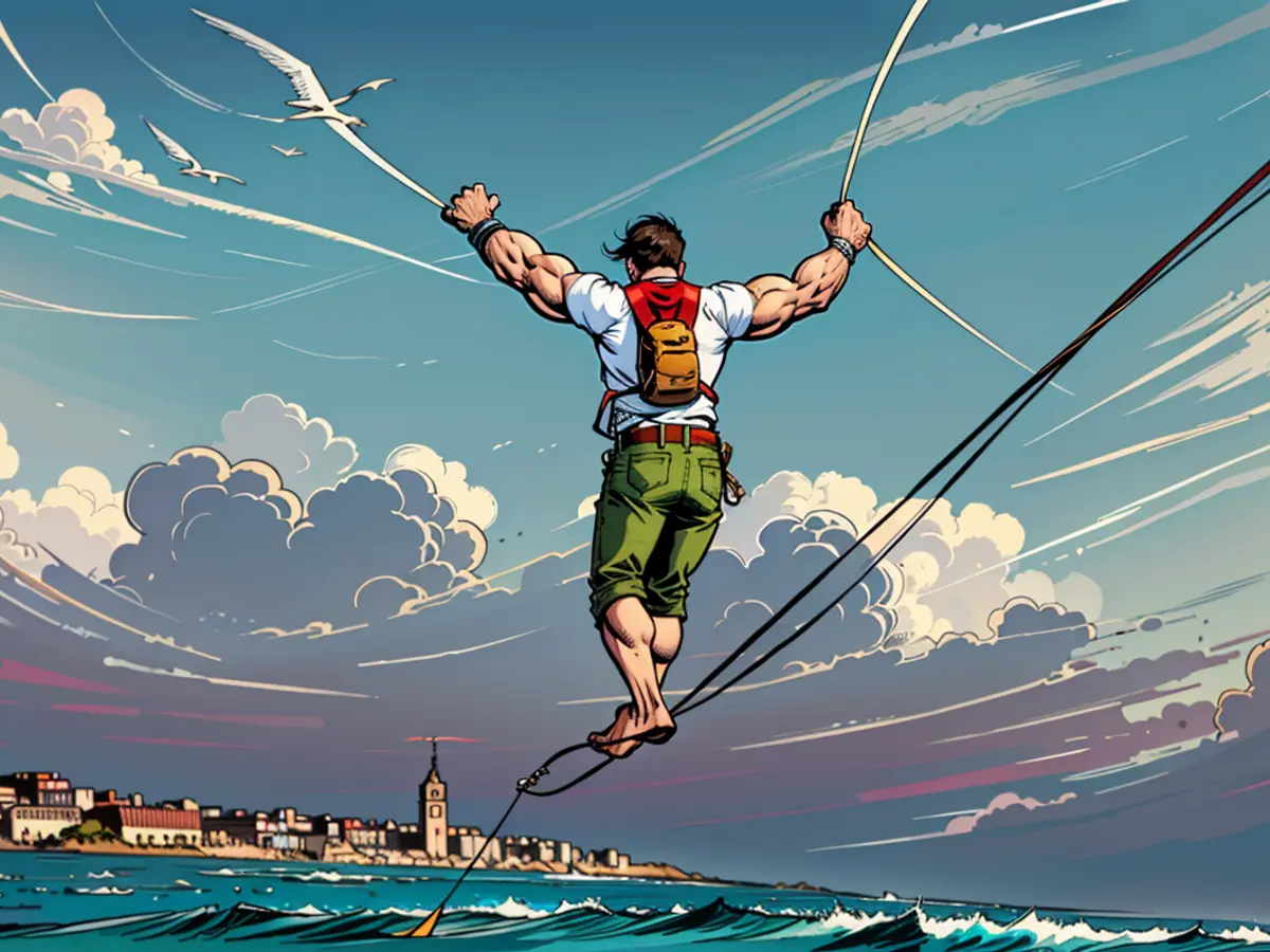 See man attempt longest slackline record across the sea. Slackline athlete Jaan Roose walked 2.2 miles (3.6km) on the world’s longest slackline on July 10, according to Reuters, crossing the Strait of Messina in Italy in a world record attempt.