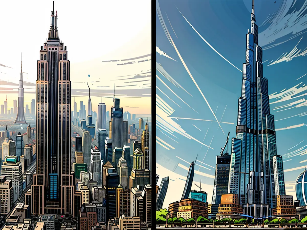 Storia breve dei più alti edifici del mondo. Le civiltà si sono spingute verso l'alto per secoli e la tecnologia moderna ha solo acceso questa fossa di pieghe. Da Brooklin Tower al Burj Khalifa, ognia nuovo grattacielo spinge i limiti della possibilità.