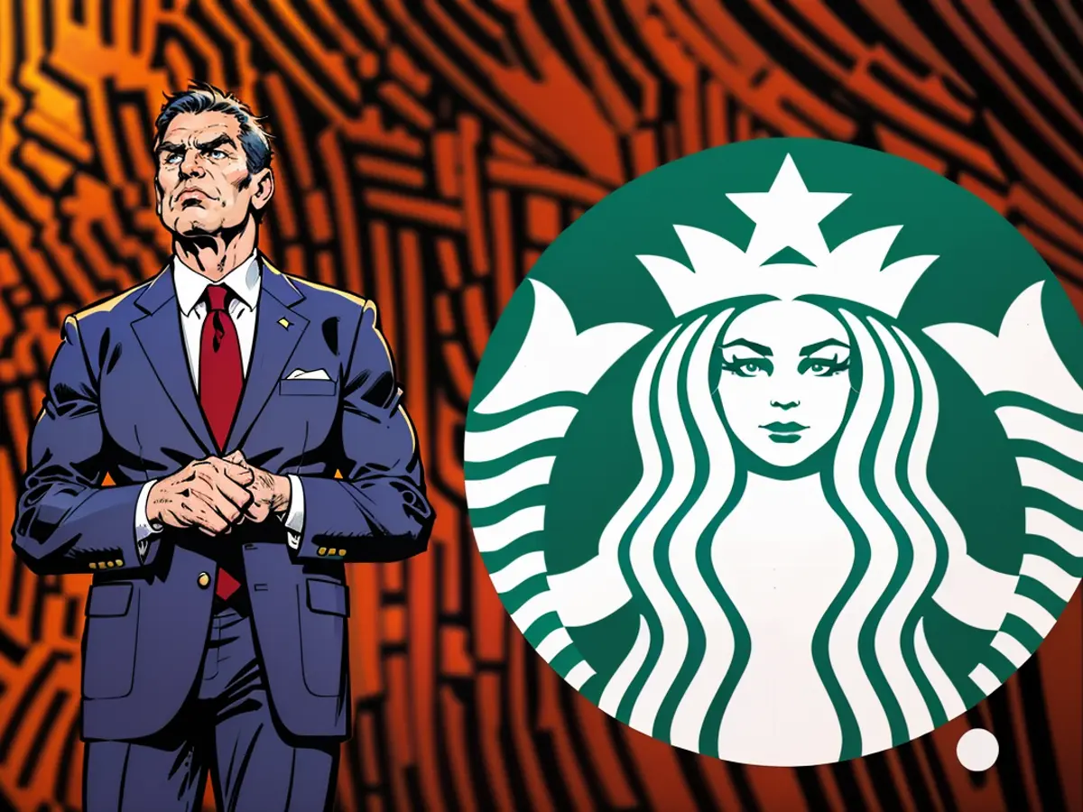 Howard Schultz állt Starbucks respectivel 