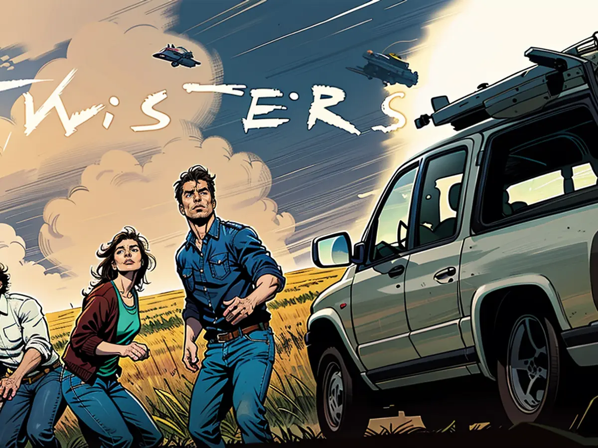 'Twisters' storms onto the big screen. Glen Powell, Daisy Edgar-Jones, and Anthony Ramos star as a new generation of tornado chasers. Tom Page and Topher Gauk-Roger contributed to this story by David Daniel.