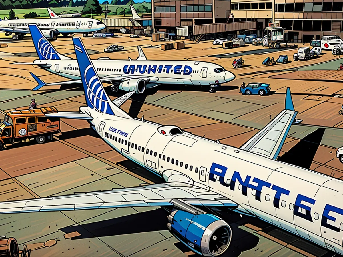 Les compagnies aériennes américaines United Airlines ont fait part de problèmes le 19 juillet.