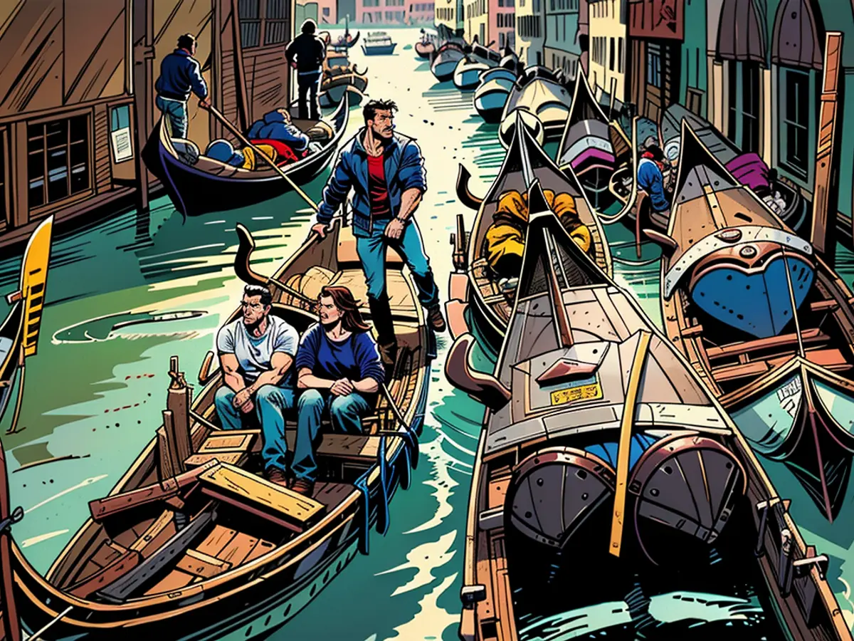 Les ascensions en gondole sont l'une des attractions uniques de Venise qui attirent des touristes qui inondent la ville toute l'année.