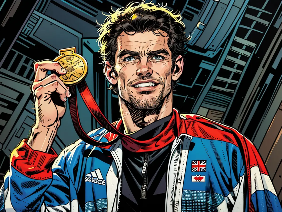 Murray gewann seine erste Olympiasiegermedaille in London 2012.