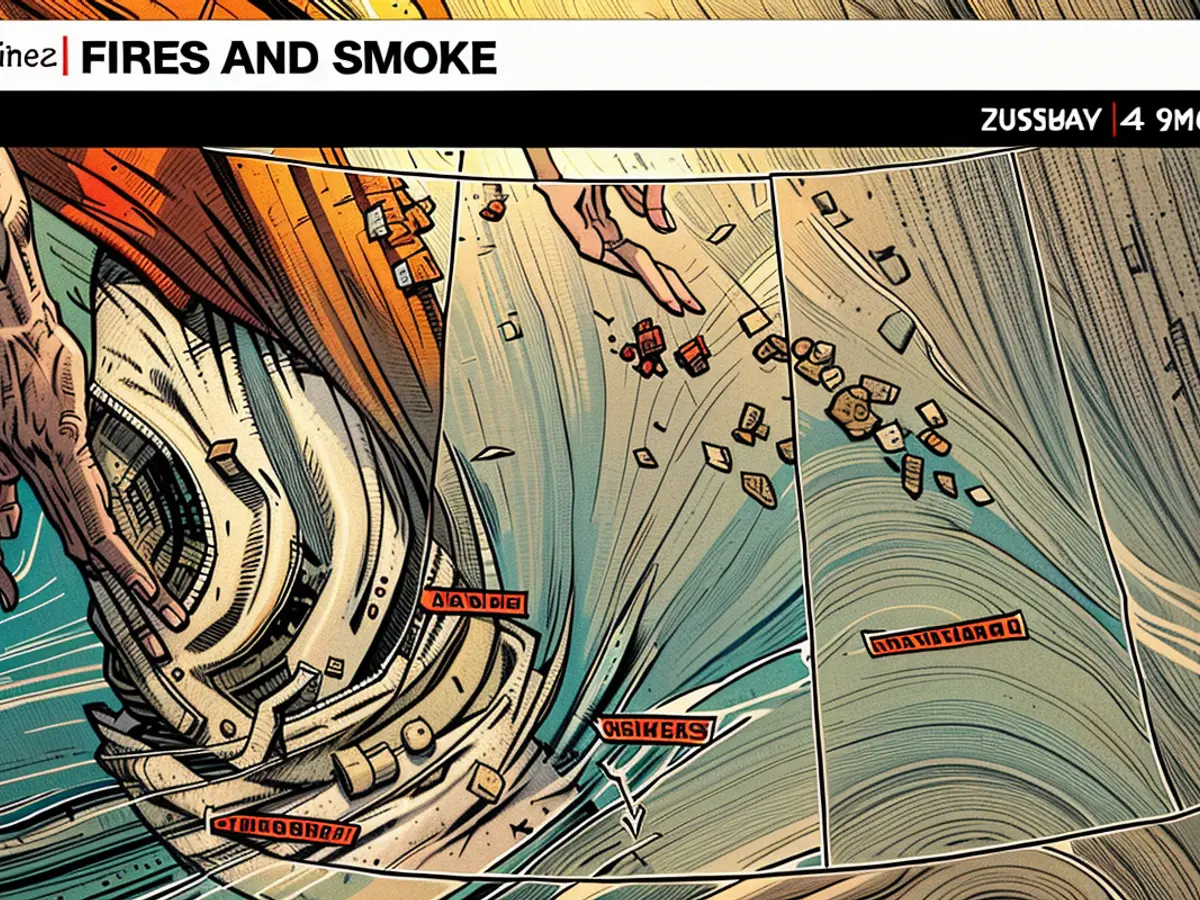Muchas bombitas forestales en las provincias de Columbia Británica, Alberta y Saskatchewan de Canadá están generando extenses nubes de humo en la superficie y en la atmósfera superior.