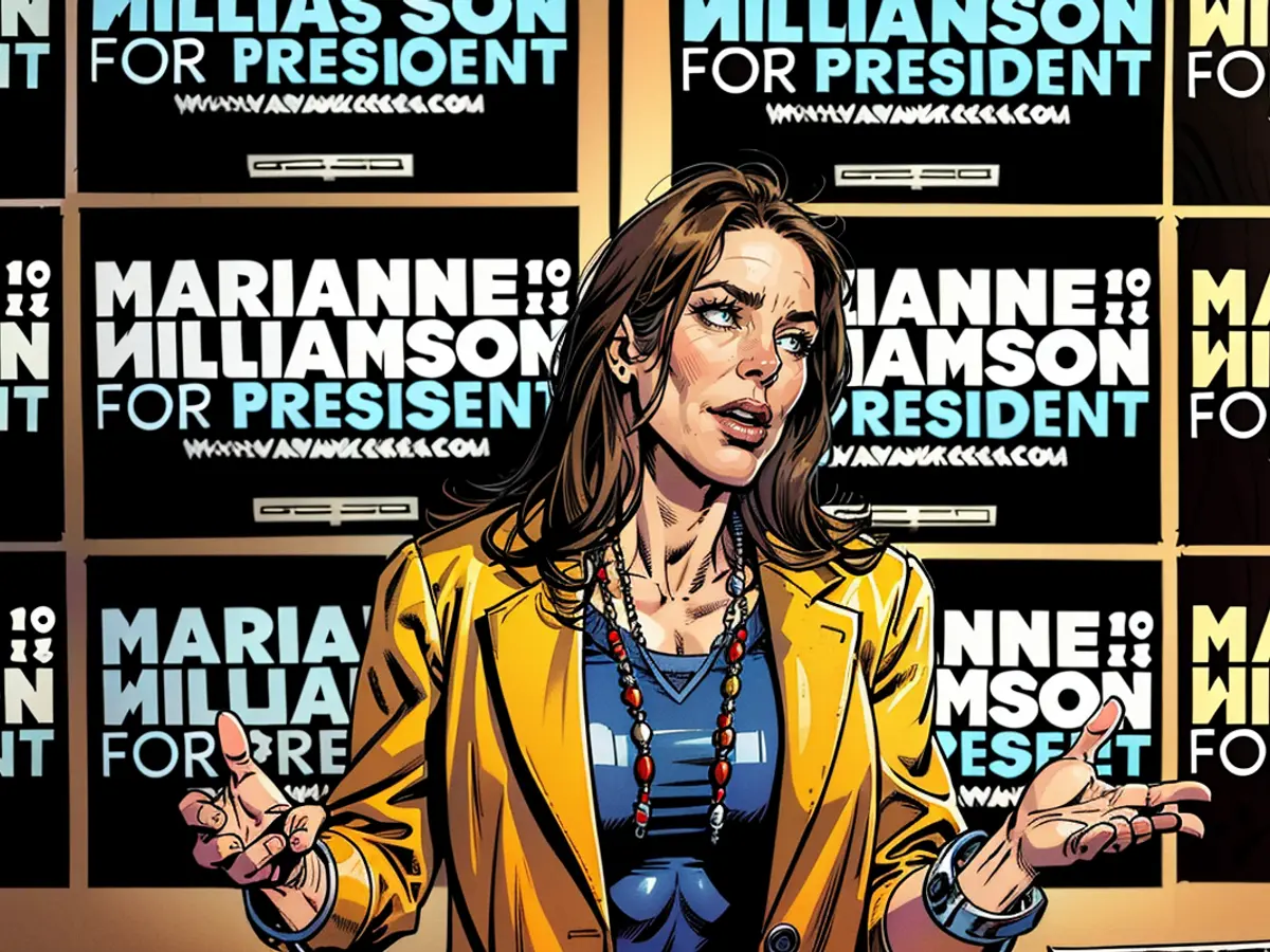 Marianne Williamson has not given up the possibility of becoming US-President yet.}