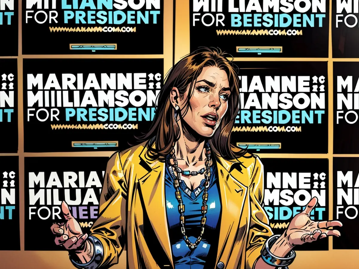 Marianne Williamson has not given up the chance to become US-President yet.