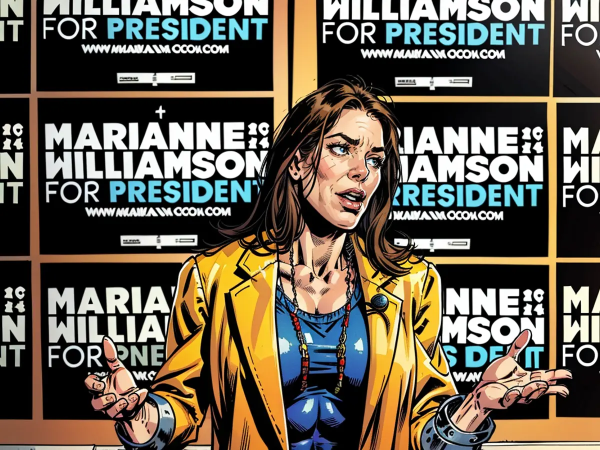 Marianne Williamson has not given up the chance to become US-President yet.