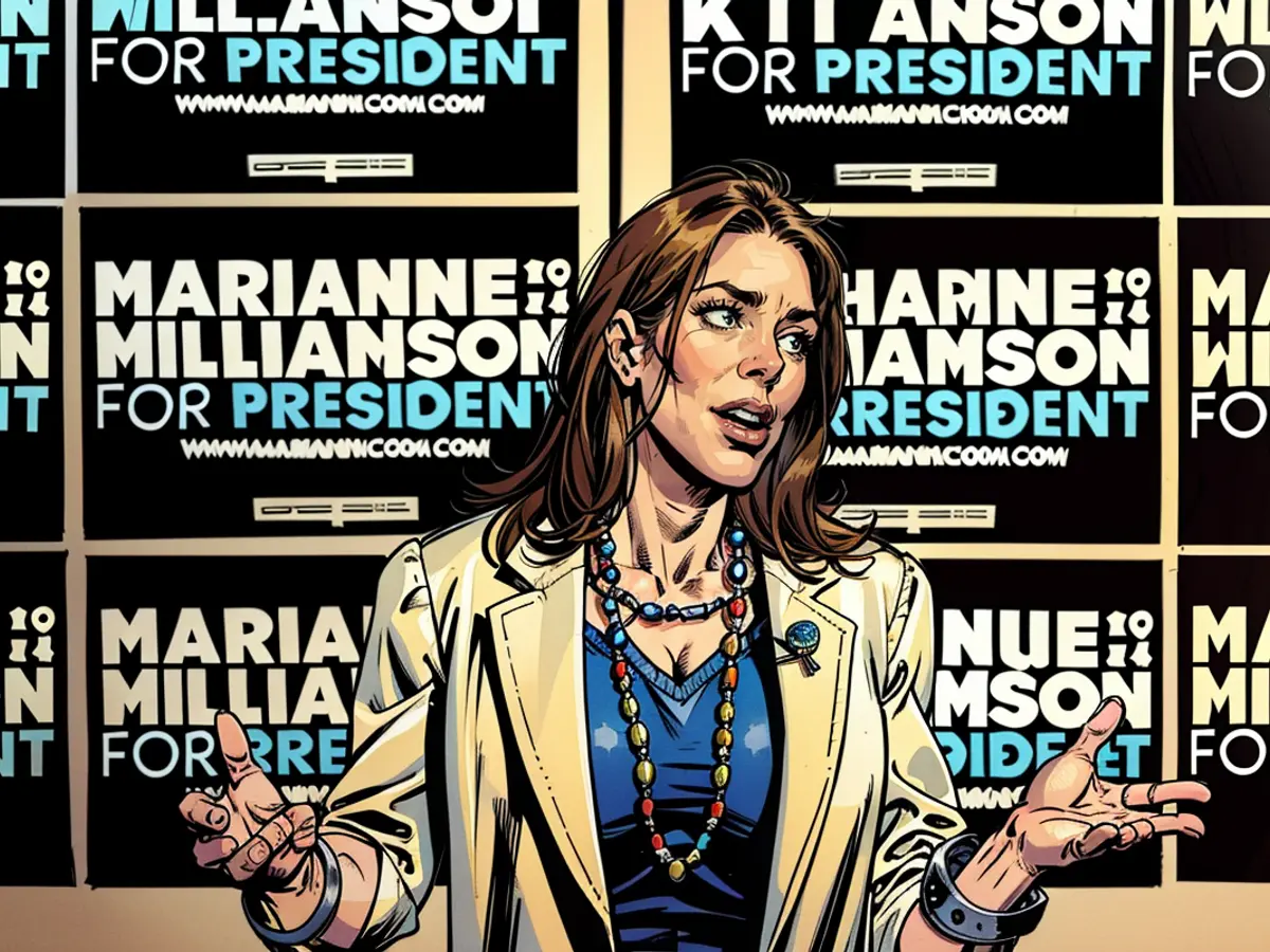 Marianne Williamson has not given up the chance to become US-President yet.