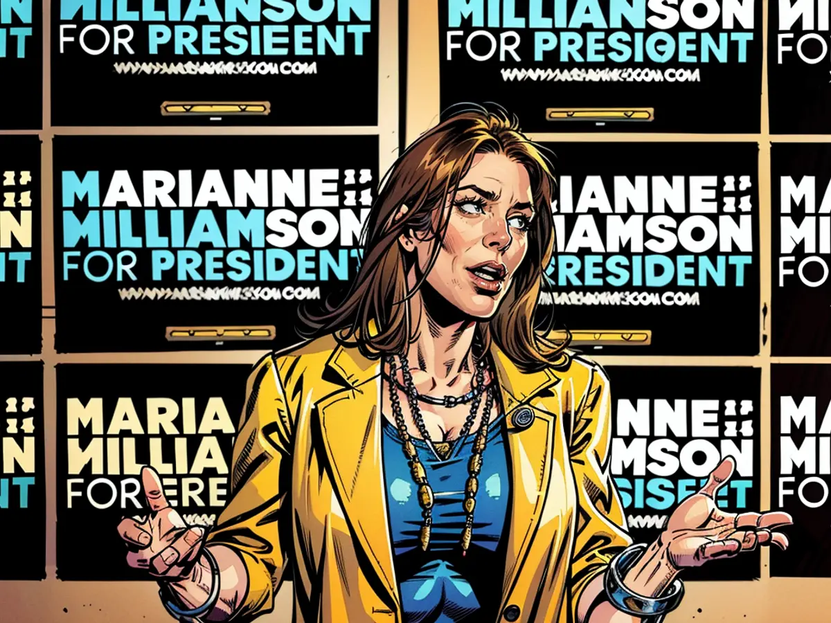 Marianne Williamson hat ihren Chance auf die Präsidentschaft der USA noch nicht aufgegeben.