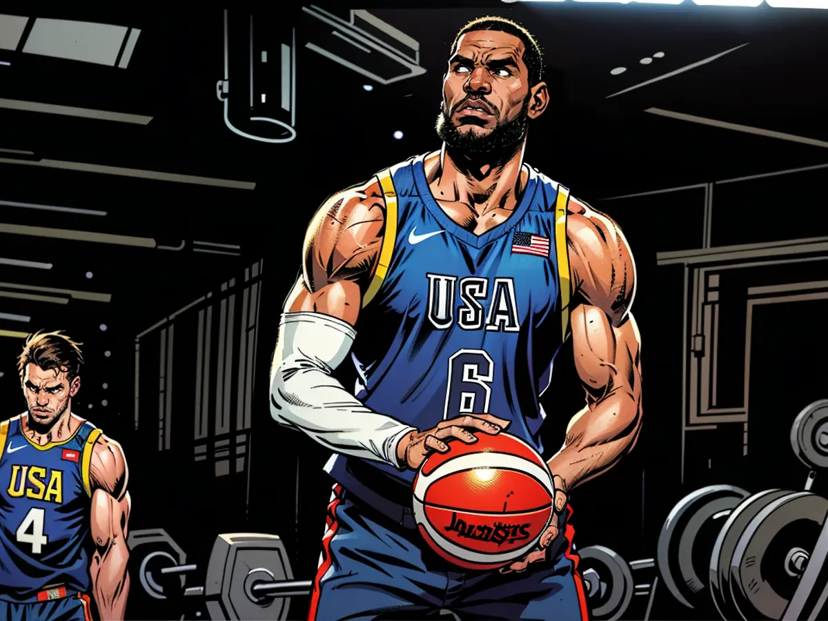 LeBron James starred during Team USA's showcase games in London against South Sudan and Germany.