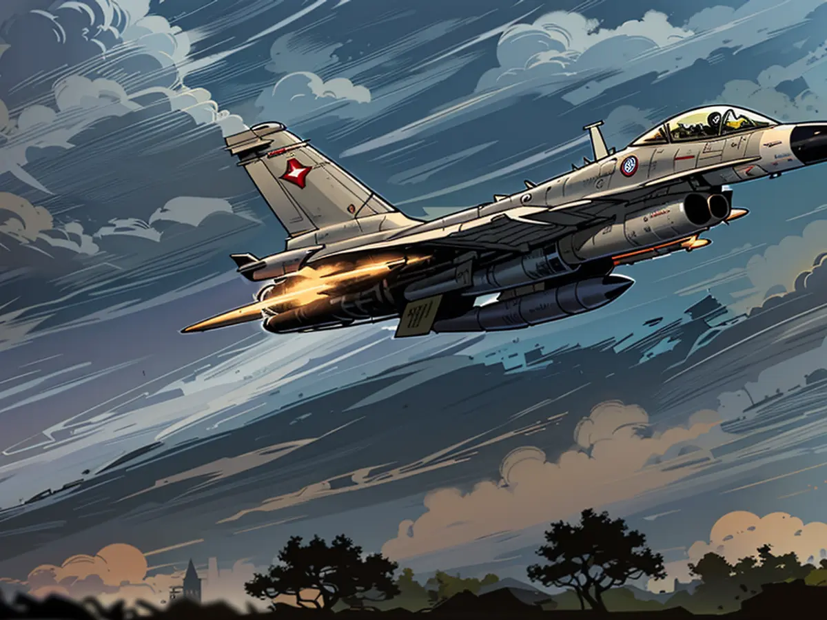 Un caza F-16 de la Fuerza Aérea Danesa (Archivo-)