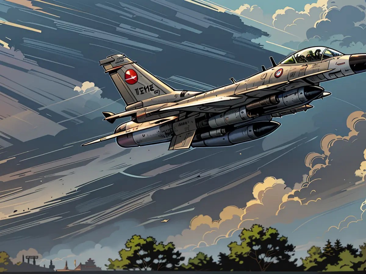 Aerei da caccia F-16 delle Forze Aeree Danesi (Archivio-)