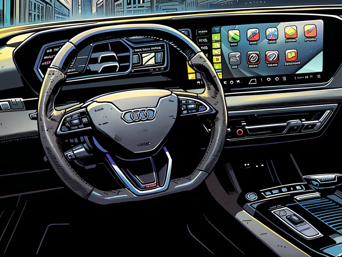 De nombreux écrans ornent l'intérieur. Toutefois, Audi a essentiellement créé une architecture uniforme pour tous les modèles de la génération à venir. Montrez un peu plus de créativité !