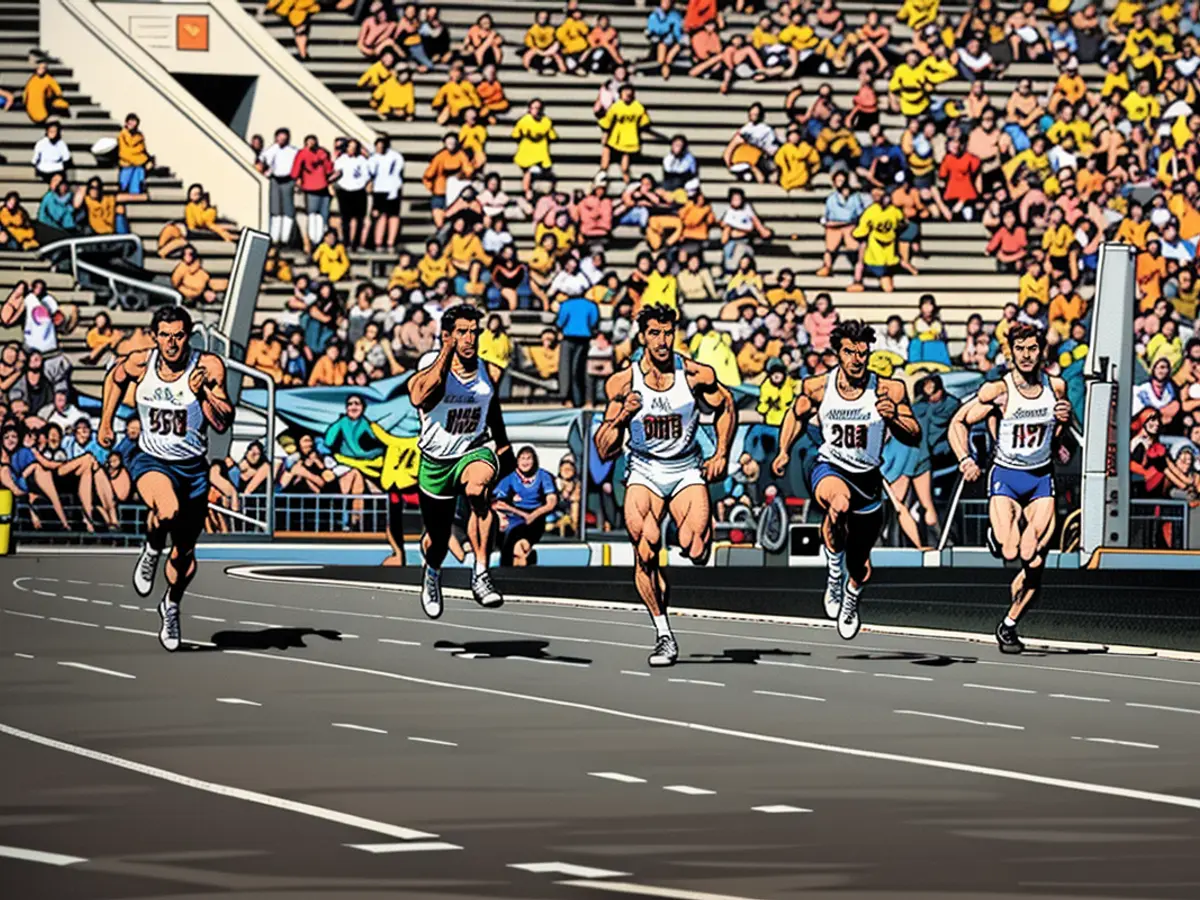 Athlétisme - Jeux Olympiques de Moscou 1980 - Hommes 100m - Séries