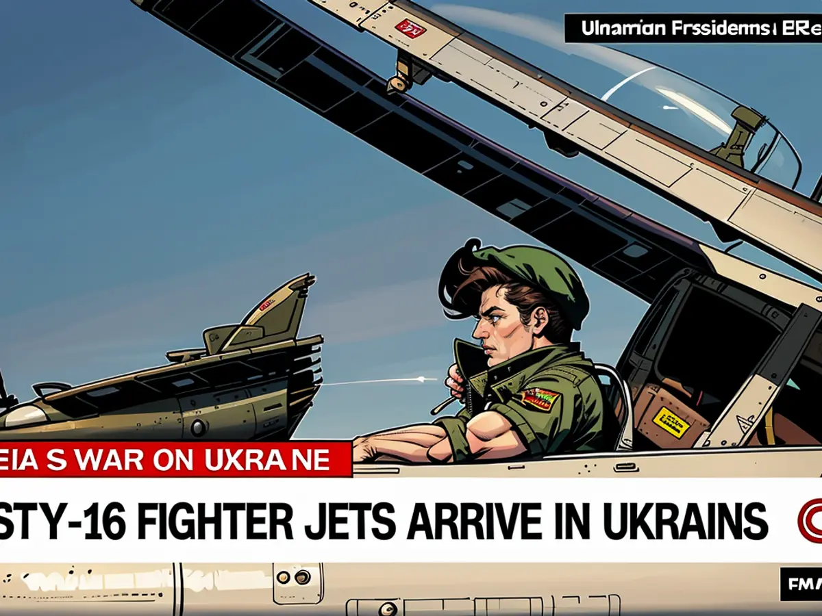 Zelensky annuncia un 'nuovo capitolo' con l'arrivo dei primi caccia F-16 in Ucraina.