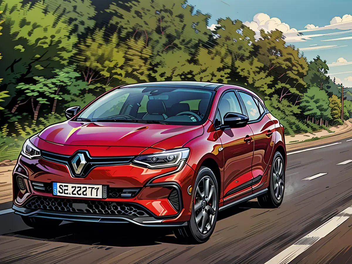 The Renault Mégane E-Tech is relatively small, among compact electric vehicles, the base version with 40 kWh also has the smallest battery.