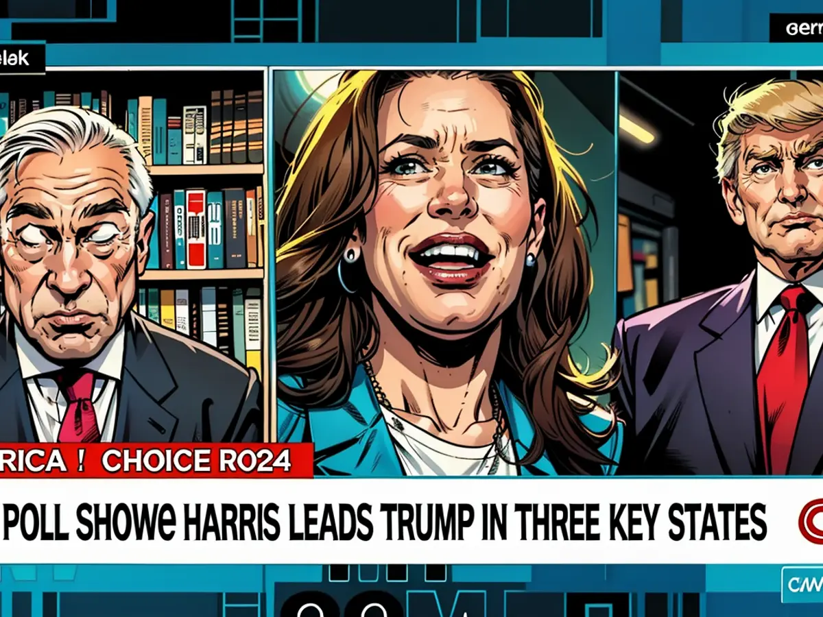 Indagine mostra Harris in testa a Trump negli Stati chiave. L'analista politico senior di CNN Ron Brownstein dice a Rosemary Church che la campagna di Trump deve attirare elettori bianchi anziani e della classe operaia lontano da Kamala Harris.