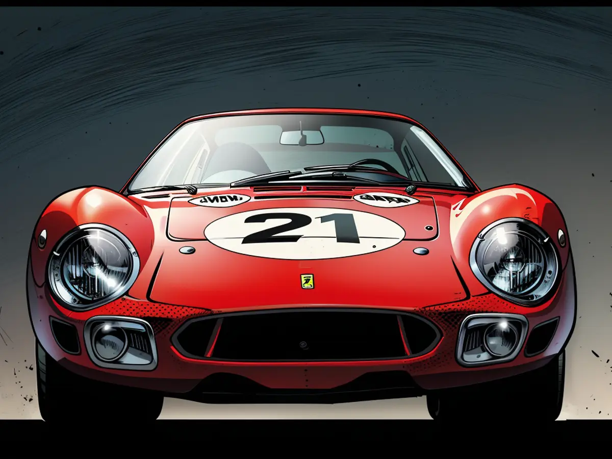 The Ferrari 250LM raced at Le Mans three times.