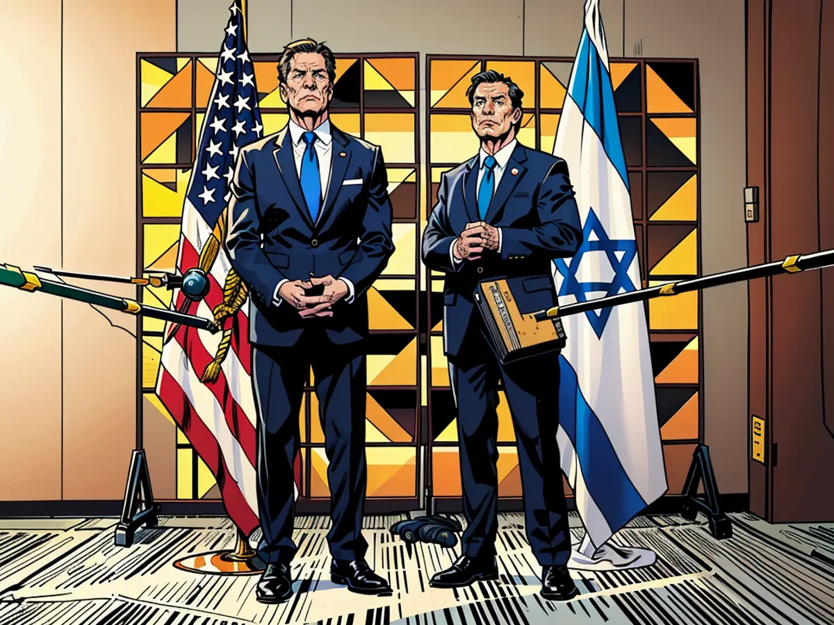 No dia 19 de agosto, o Secretário de Estado dos EUA, Antony Blinken, se reúne com o Presidente de Israel, Isaac Herzog, em Tel Aviv.