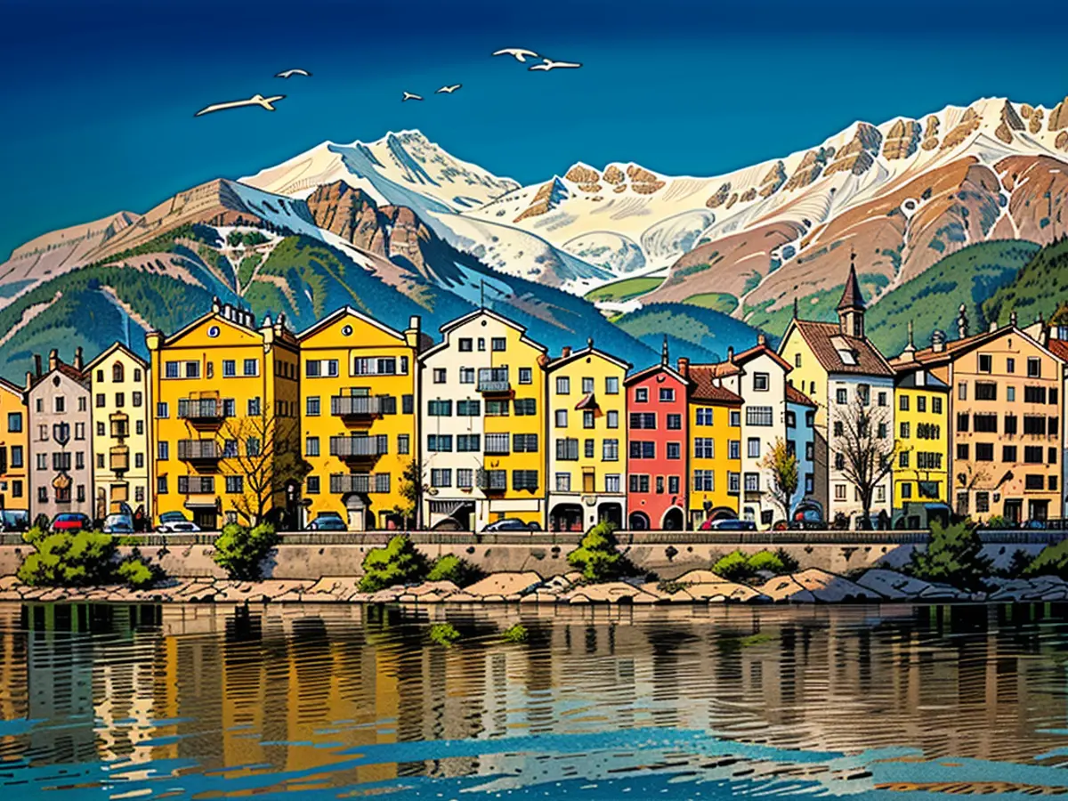 The Alps boast Innsbruck as their highly sought-after winter sports destination.