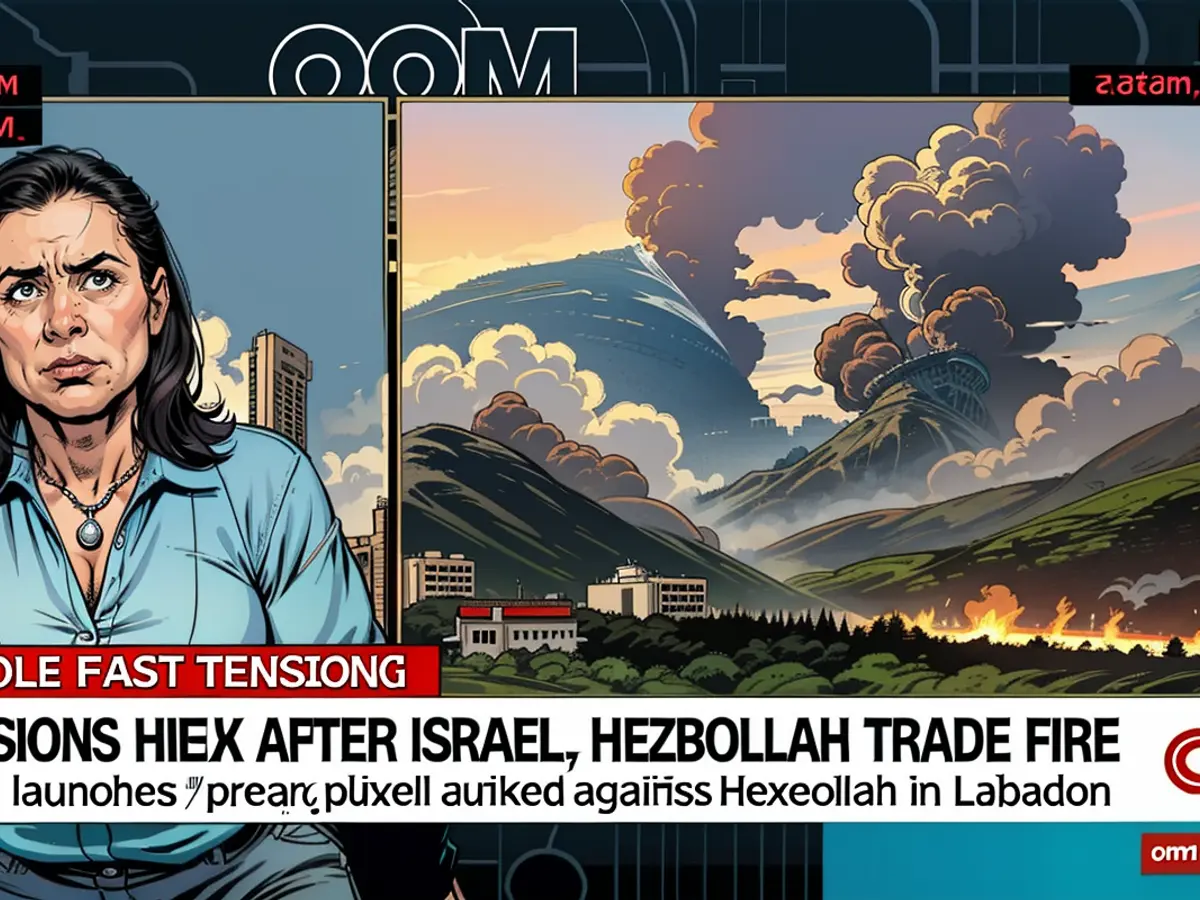 After an exchange of gunfire between Israel and Hezbollah, the tension persists. Hezbollah issues a threat, promising further assaults on Israel should they deem the damage from previous attacks insufficient. Paula Hancocks from CNN provides the latest insights.