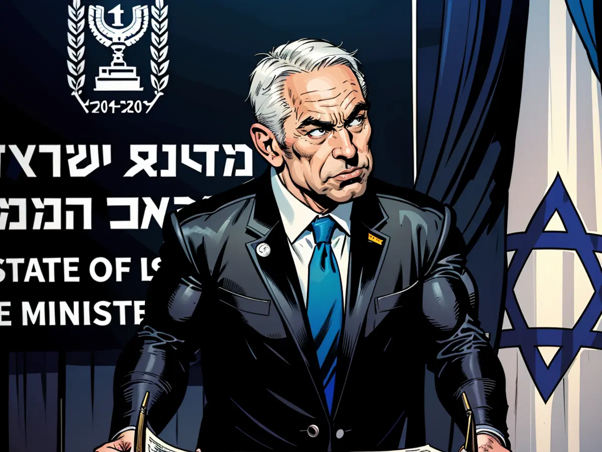 Immagine che ritrae il Primo Ministro israeliano Benjamin Netanyahu