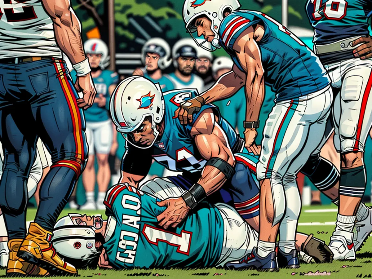 Au clash entre les Miami Dolphins et les Buffalo Bills, le quart-arrière Tua Tagovailoa a subi une blessure à la tête, plus précisément une commotion cérébrale.