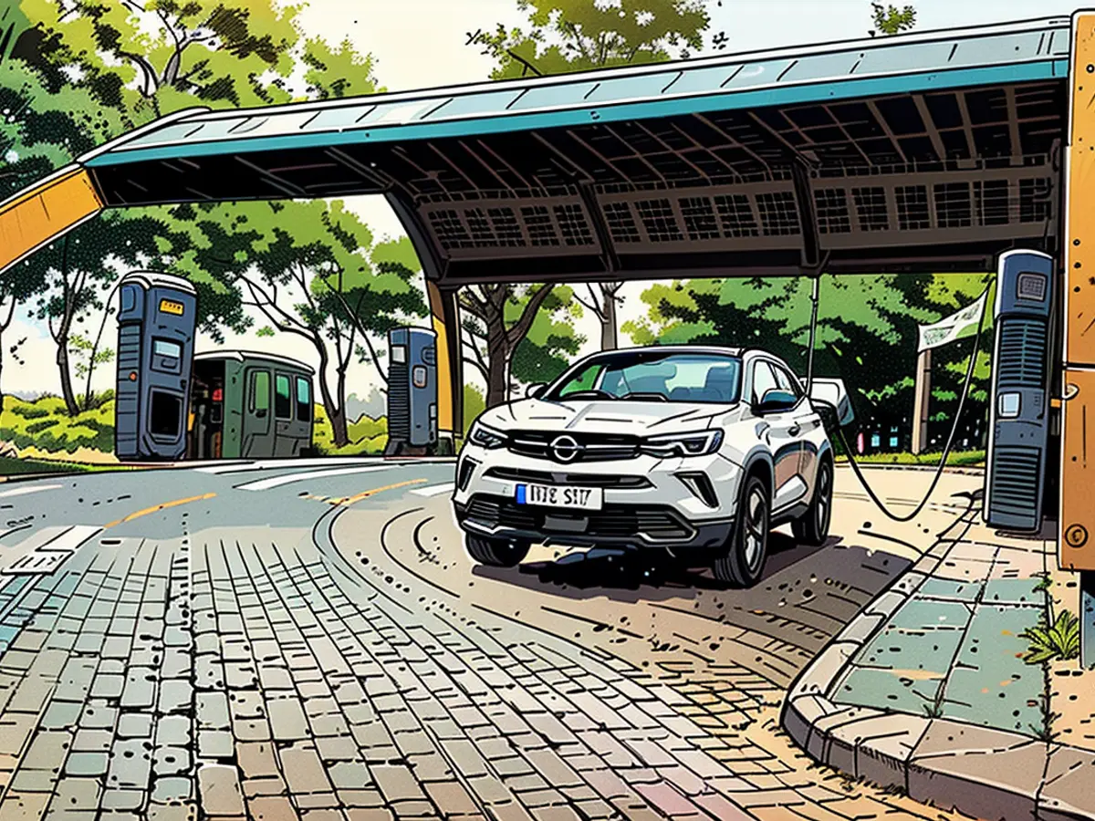 El SUV urbano mantiene una apariencia contemporánea, conservando el motivo Opel Vizor convencional.