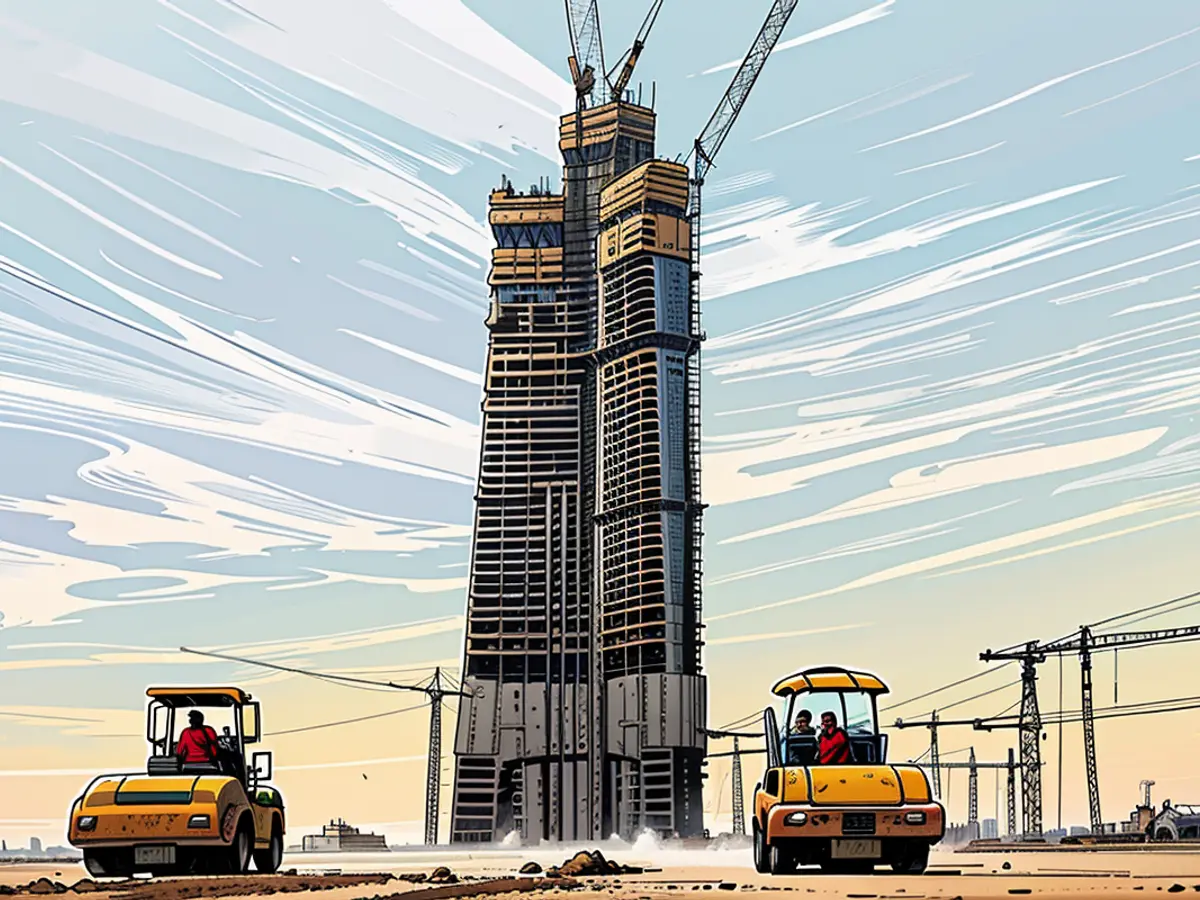 Construction of the incomplete Jeddah Tower was suspended in 2018.