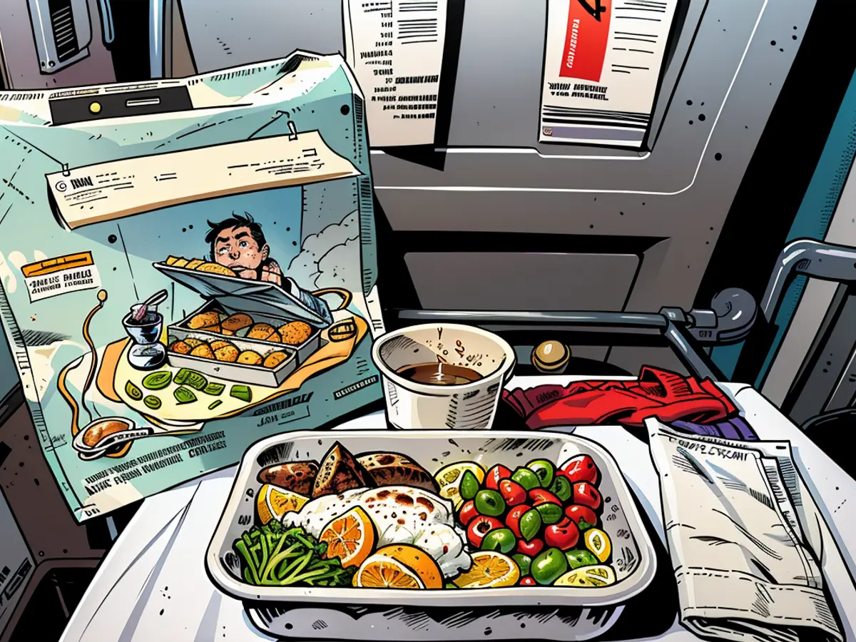 A budget-friendly dining option on the C919 aircraft.