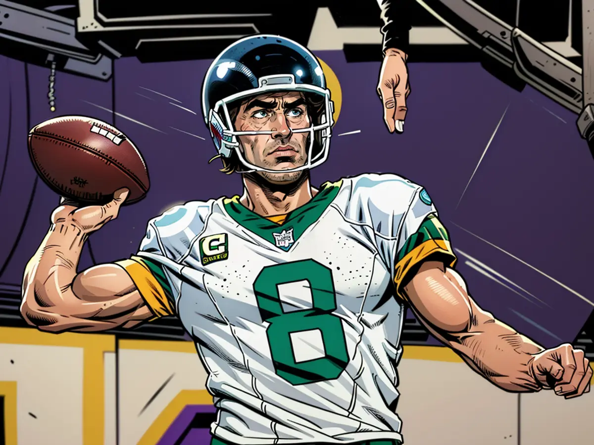 In the face-off against the Minnesota Vikings in London on Sunday, Rodgers encountered a challenging outing.