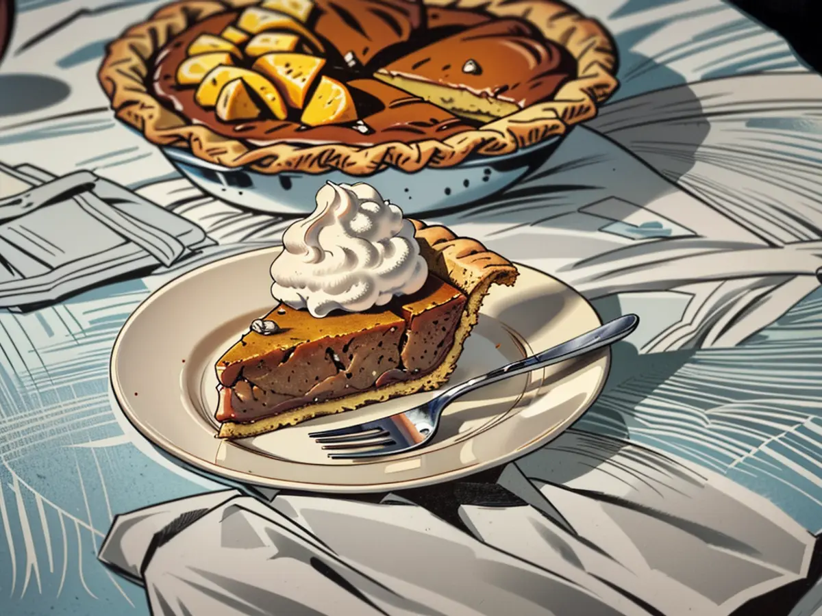 At Thanksgiving celebrations in Canada, pumpkin pie is commonly enjoyed as a sweet finish to the meal. interestingly, apple pie also sometimes finds its way onto the table.