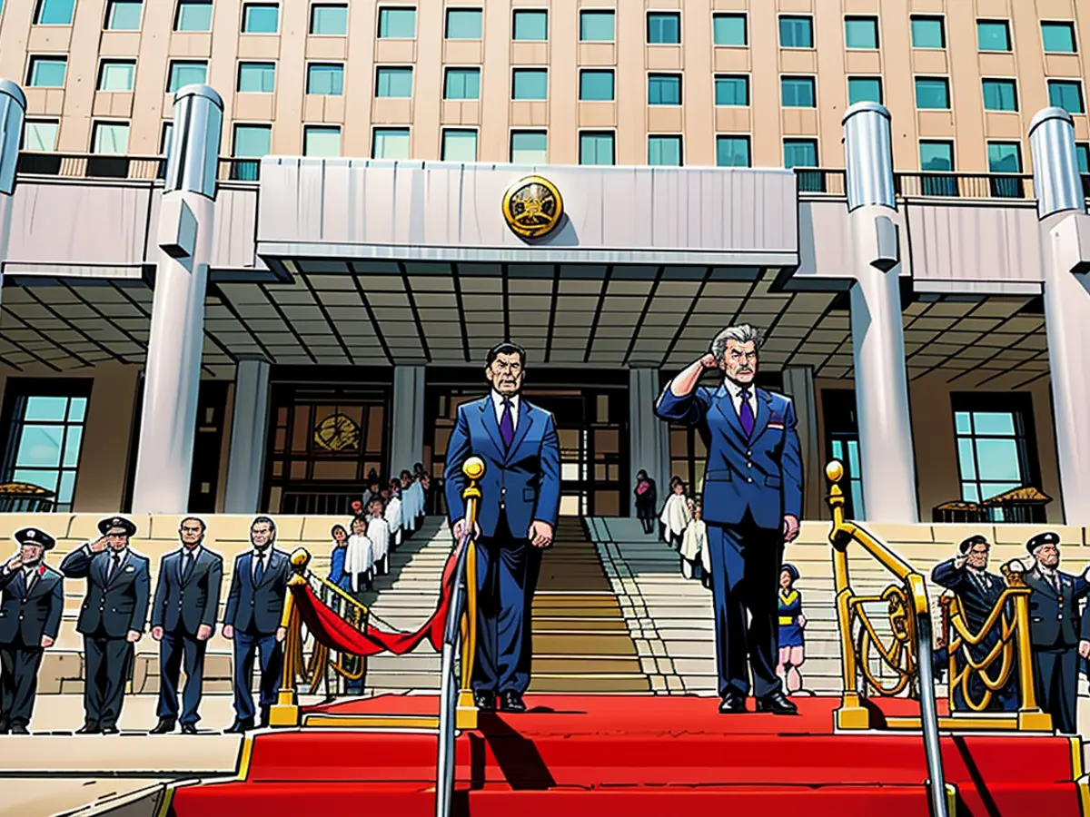 Chinese Defense Minister Dong Jun and his Russian counterpart, Andrei Belousov, participated in a welcoming ceremony in Beijing.