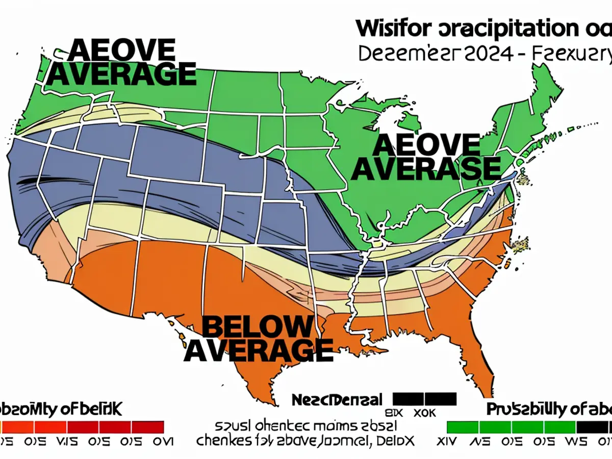 Predicted Winter Weather Outlook for Digital Season from December to February, as depicted in the image titled CNN_digital_season_precip_outlook_white_dec_feb_100424.png