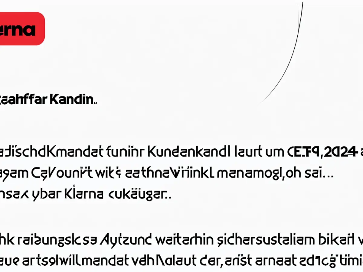 Scam artists are attempting to deceive Klarna's unaware clients through tricky email messages.