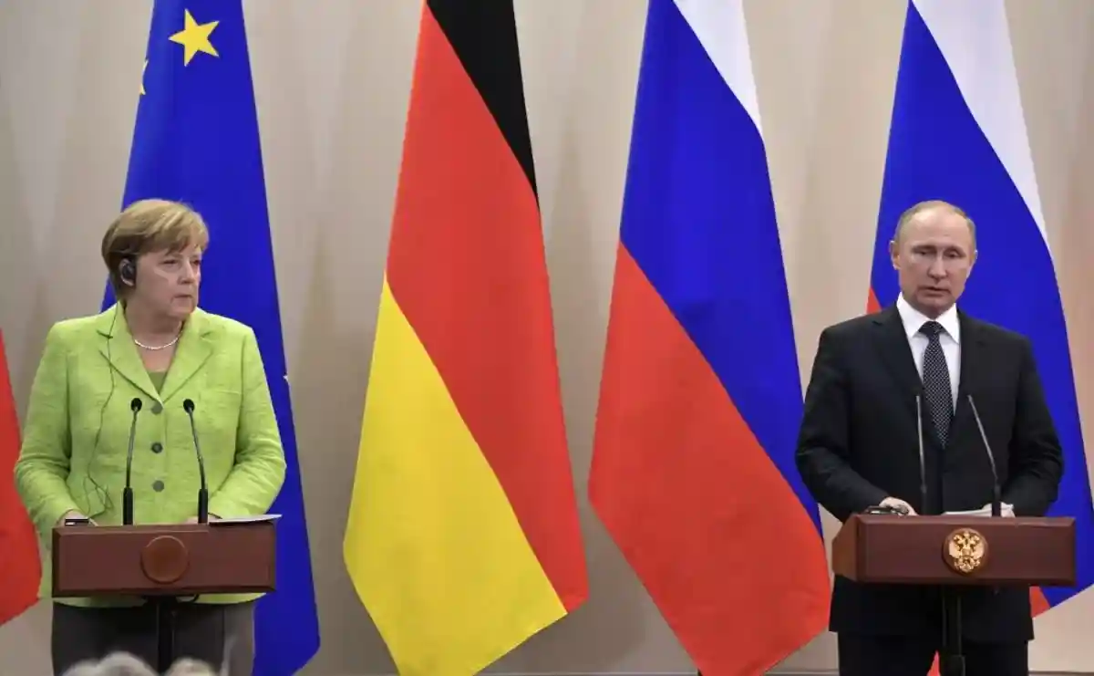Ангела Меркель встретилась с президентом России в Сочи фото 1