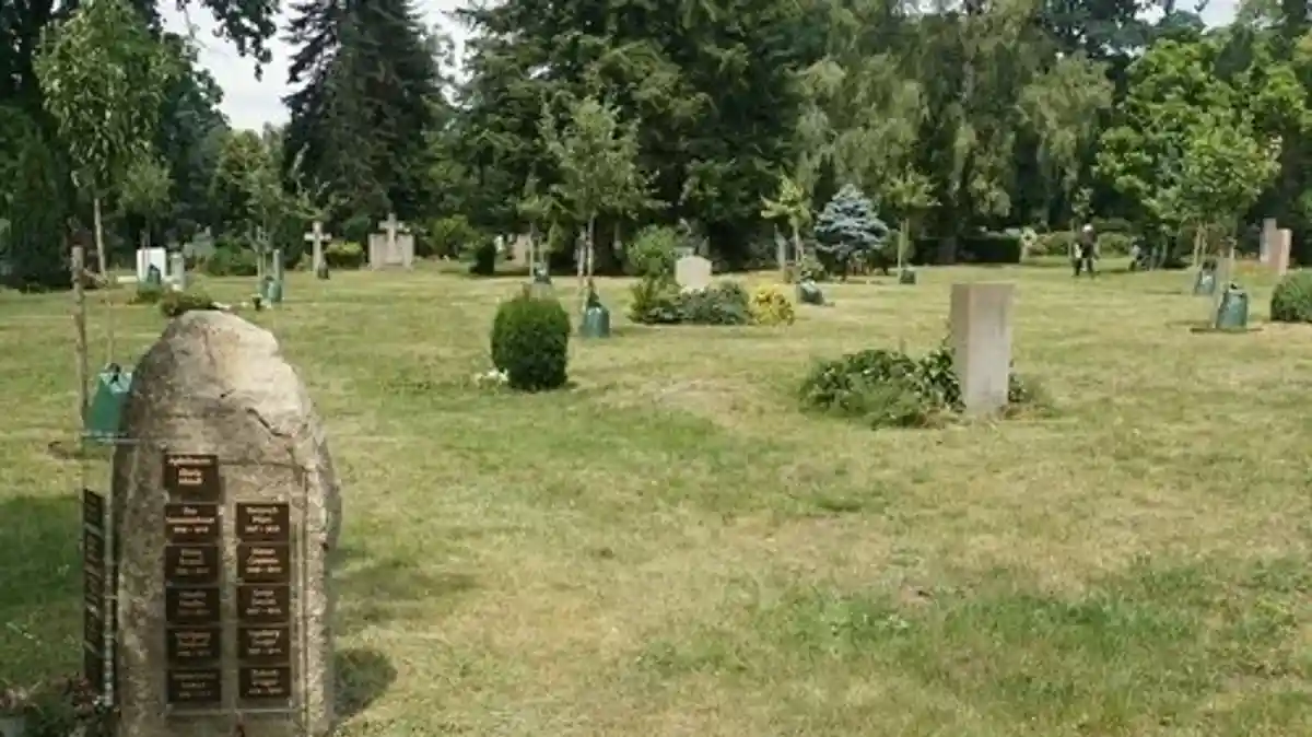 Фрукты и овощи растут на могиле. Фото: friedhofsverwaltung-braunschweig.de