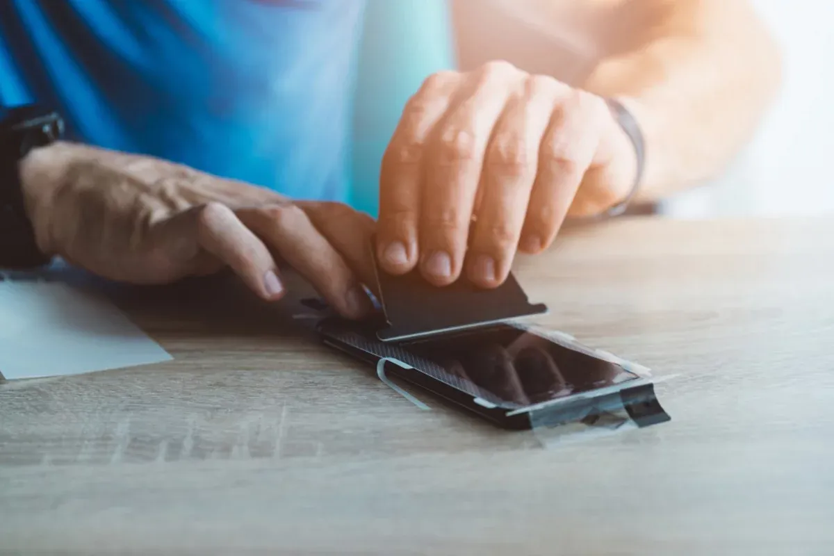 При выборе защитного стекла стоит обратить внимание на его толщину. Фото: Daniel Jedzura / shutterstock.com