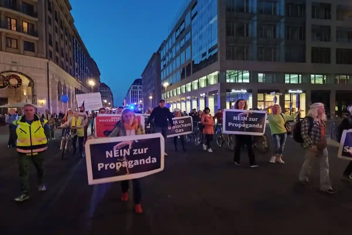 Да газу из РФ: в Берлине прошла протестная демонстрация