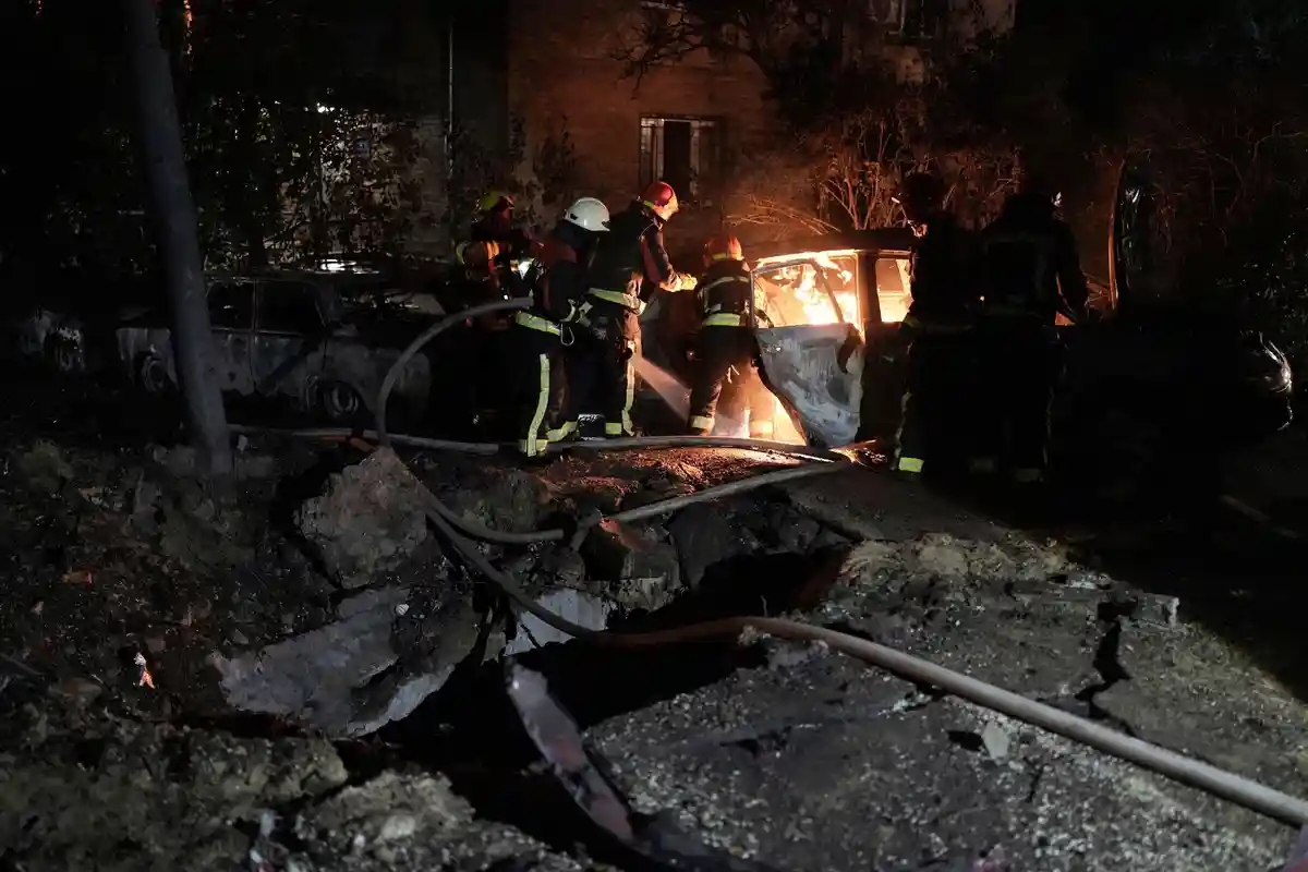 Разрушения в Киеве
