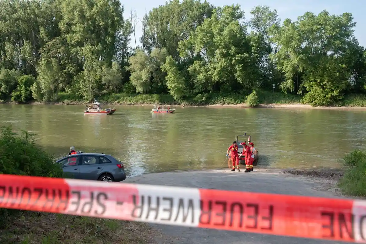 Несчастный случай во время купания в Рейне